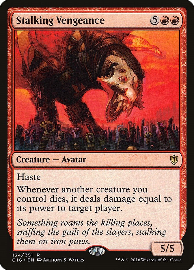 Image for Stalking Vengeance (134) [Commander 2016] - Magic: The Gathering