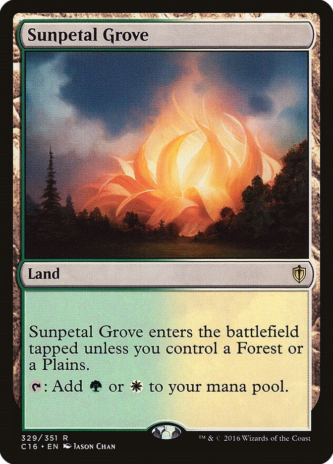 Image for Sunpetal Grove (329) [Commander 2016] - Magic: The Gathering