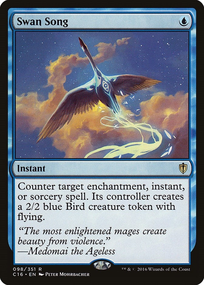 Image for Swan Song (98) [Commander 2016] - Magic: The Gathering