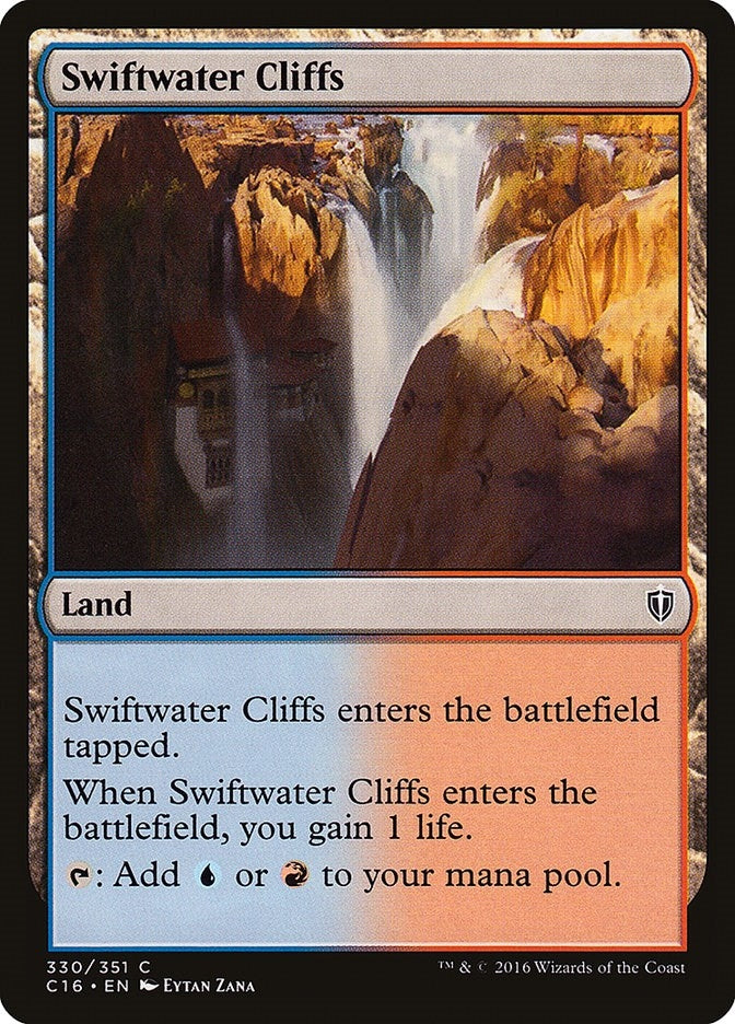 Image for Swiftwater Cliffs (330) [Commander 2016] - Magic: The Gathering