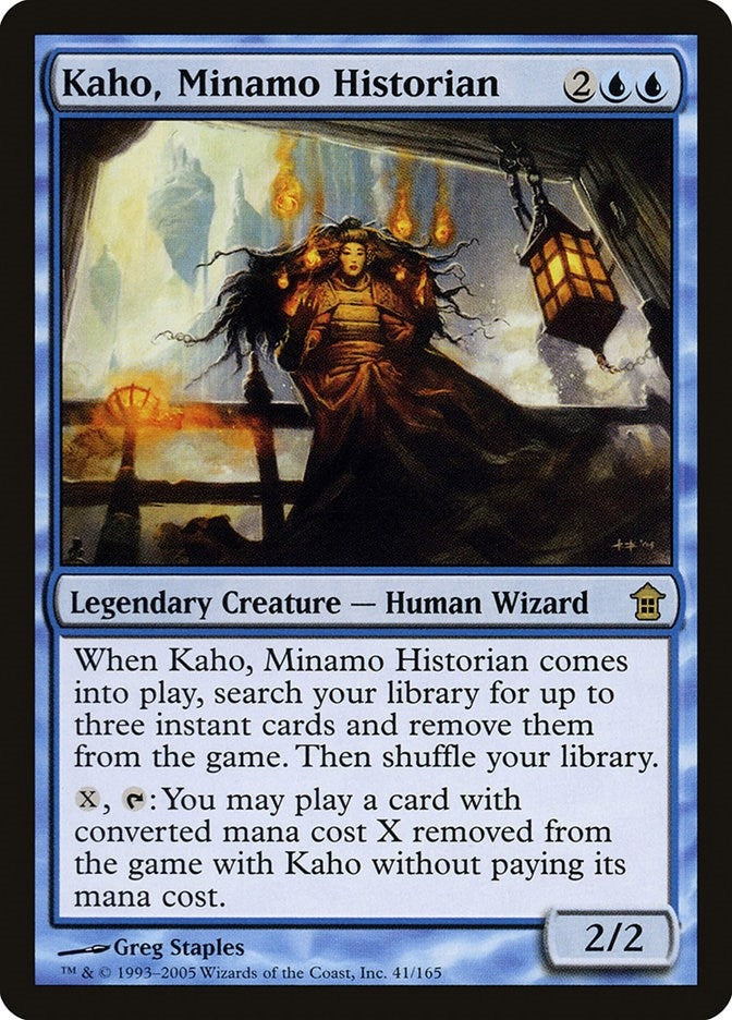 Image for Kaho, Minamo Historian (41) [Saviors of Kamigawa] - Magic: The Gathering