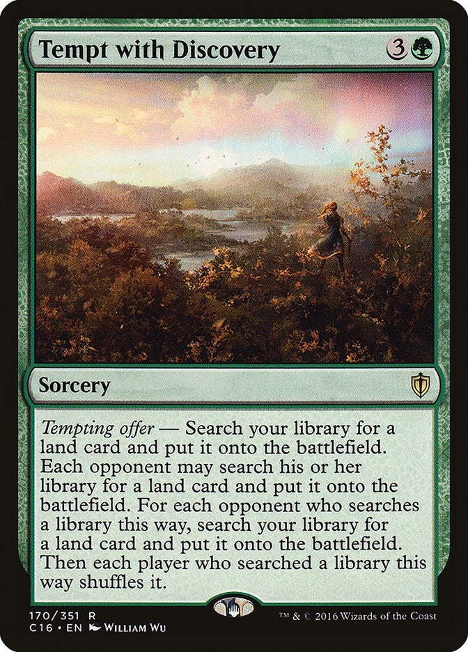 Image for Tempt with Discovery (170) [Commander 2016] - Magic: The Gathering