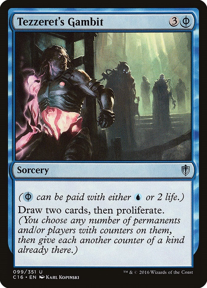 Image for Tezzeret's Gambit (99) [Commander 2016] - Magic: The Gathering