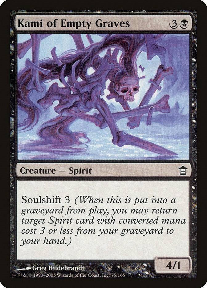 Image for Kami of Empty Graves (75) [Saviors of Kamigawa] - Magic: The Gathering