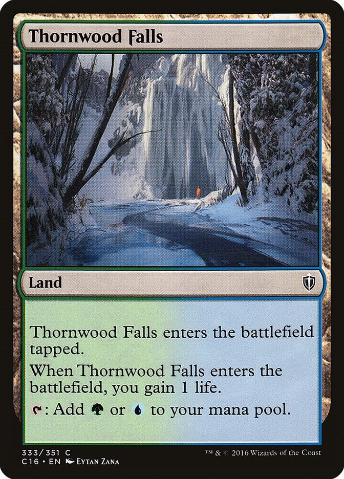 Image for Thornwood Falls (333) [Commander 2016] - Magic: The Gathering