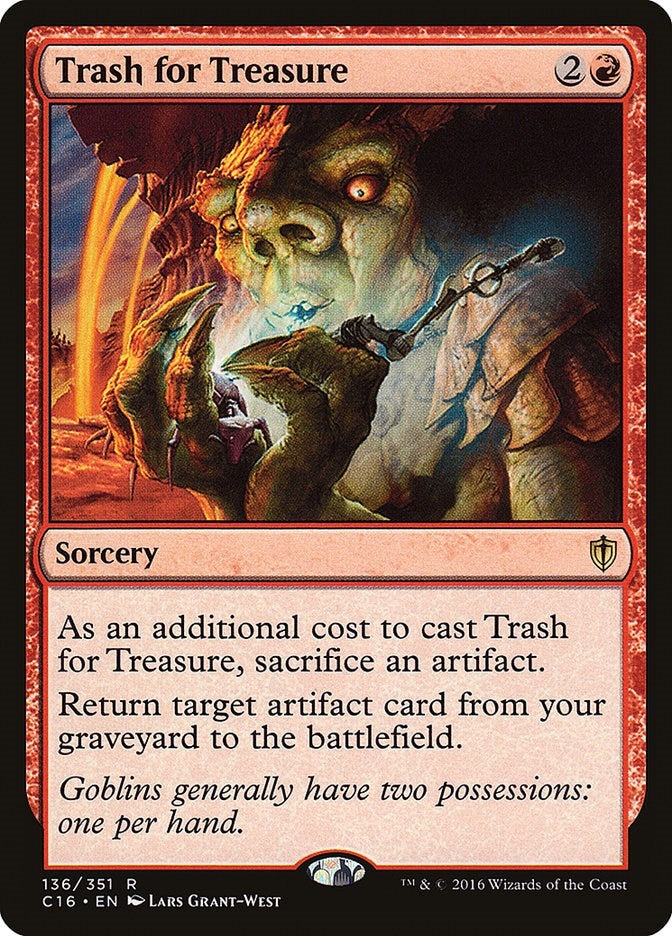 Image for Trash for Treasure (136) [Commander 2016] - Magic: The Gathering