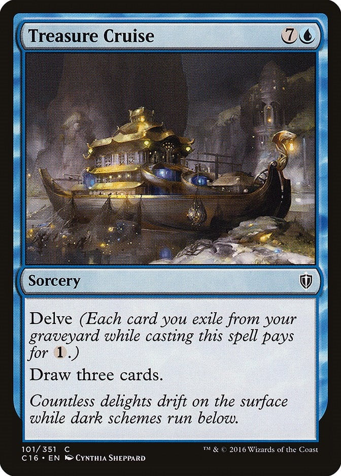 Image for Treasure Cruise (101) [Commander 2016] - Magic: The Gathering