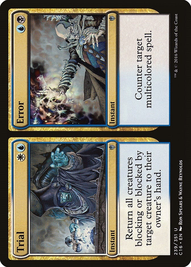 Image for Trial // Error (239) [Commander 2016] - Magic: The Gathering