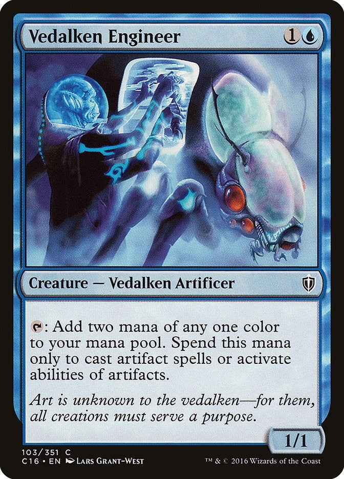 Image for Vedalken Engineer (103) [Commander 2016] - Magic: The Gathering