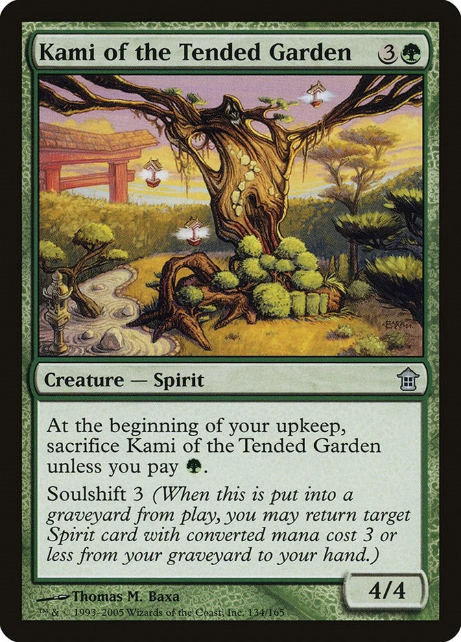 Image for Kami of the Tended Garden (134) [Saviors of Kamigawa] - Magic: The Gathering