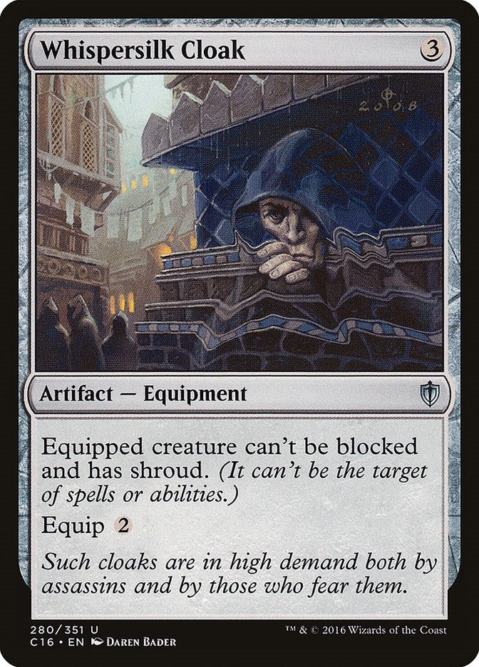 Image for Whispersilk Cloak (280) [Commander 2016] - Magic: The Gathering