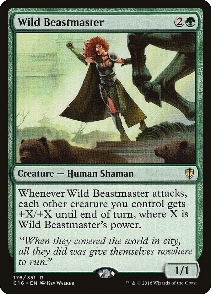 Image for Wild Beastmaster (176) [Commander 2016] - Magic: The Gathering