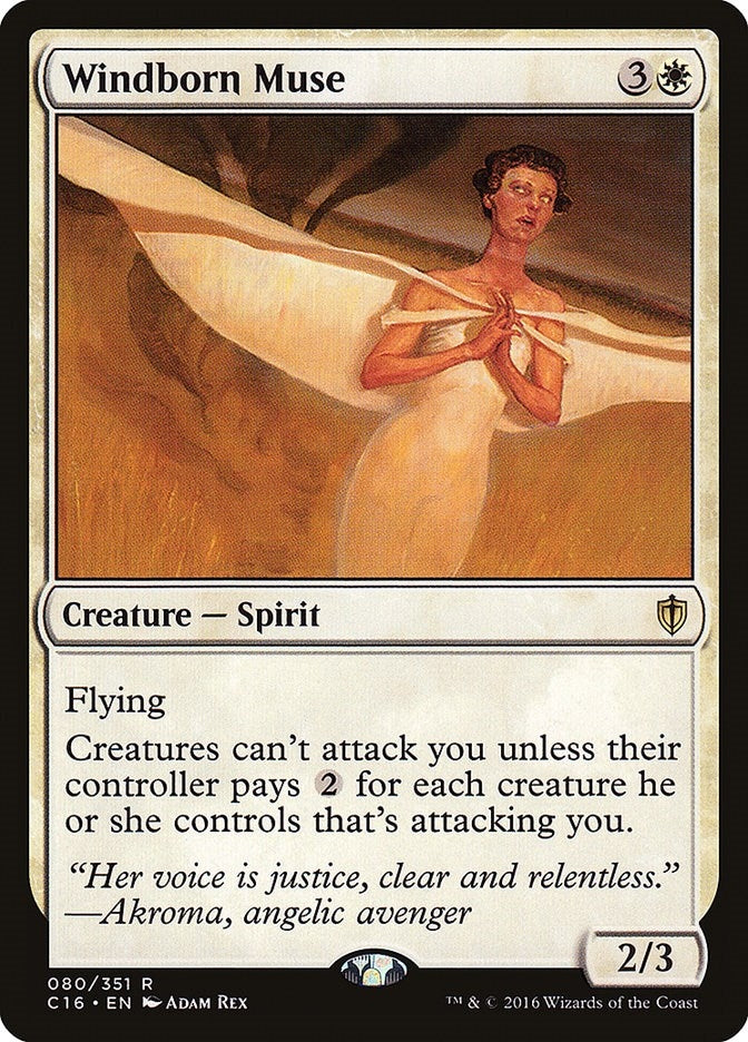 Image for Windborn Muse (80) [Commander 2016] - Magic: The Gathering