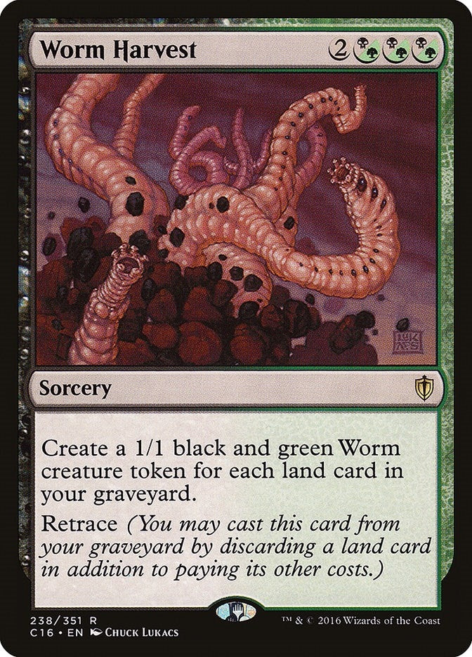 Image for Worm Harvest (238) [Commander 2016] - Magic: The Gathering