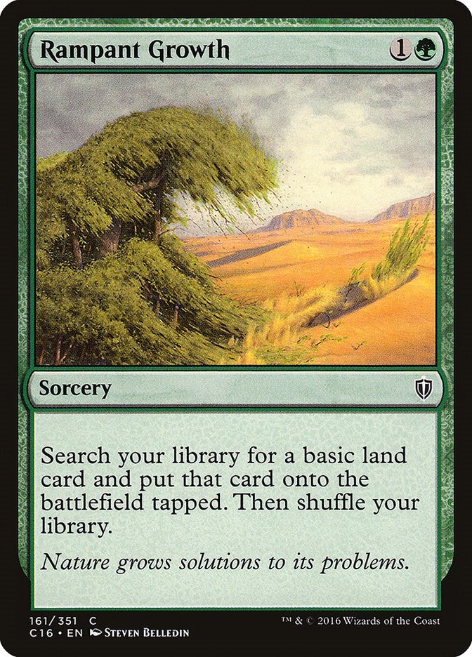 Image for Rampant Growth (161) [Commander 2016] - Magic: The Gathering