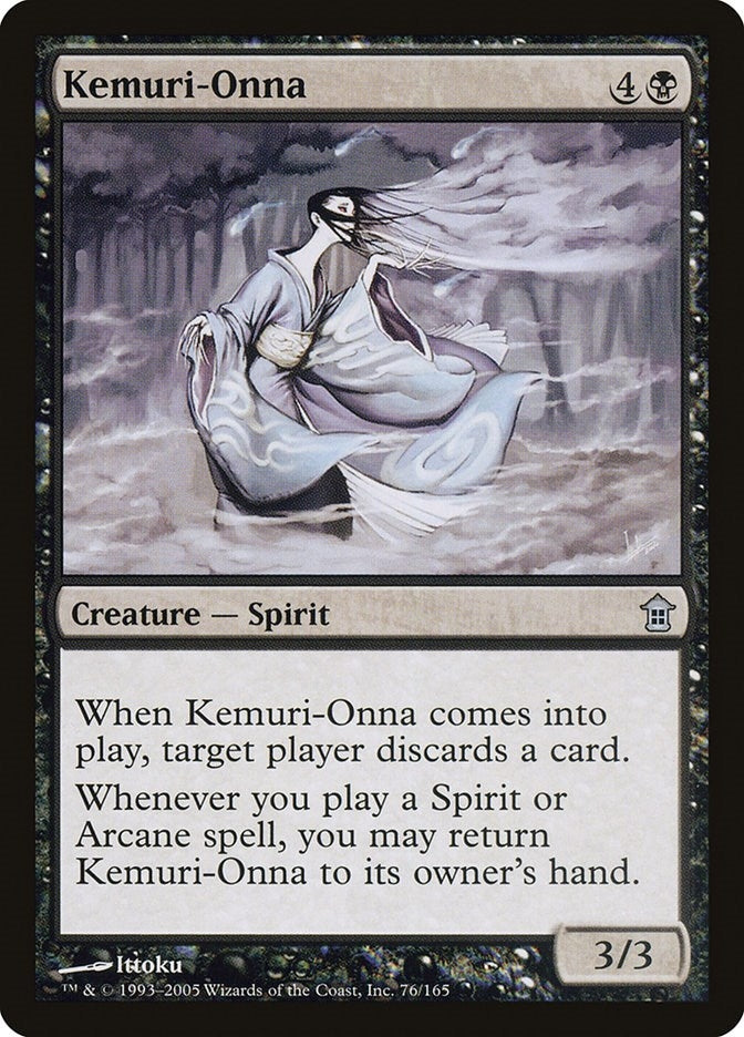 Image for Kemuri-Onna (76) [Saviors of Kamigawa] - Magic: The Gathering