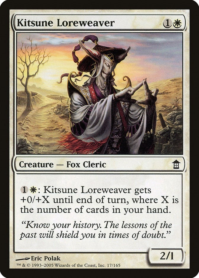 Image for Kitsune Loreweaver (17) [Saviors of Kamigawa] - Magic: The Gathering