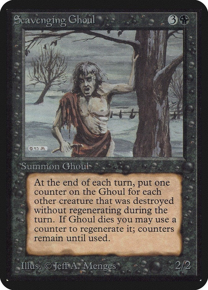 Image for Scavenging Ghoul [Alpha Edition] - Magic: The Gathering