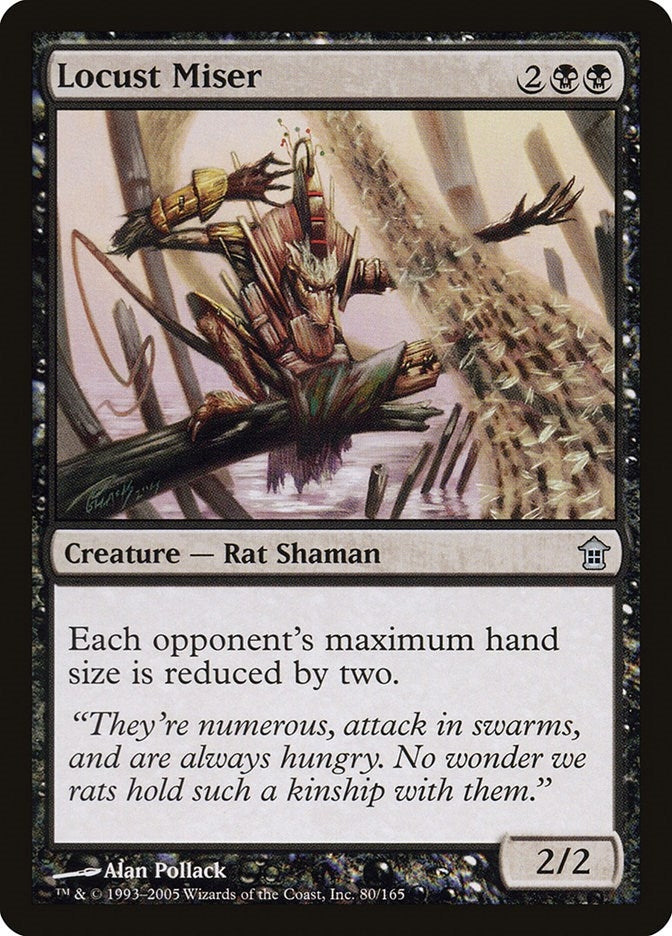 Image for Locust Miser (80) [Saviors of Kamigawa] - Magic: The Gathering