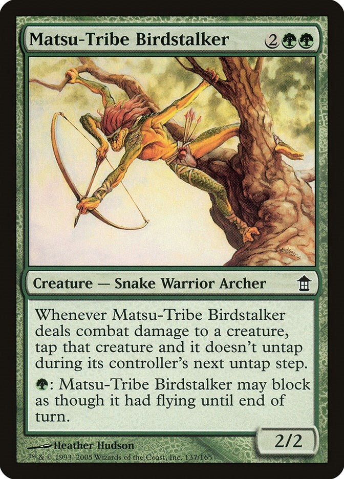 Image for Matsu-Tribe Birdstalker (137) [Saviors of Kamigawa] - Magic: The Gathering