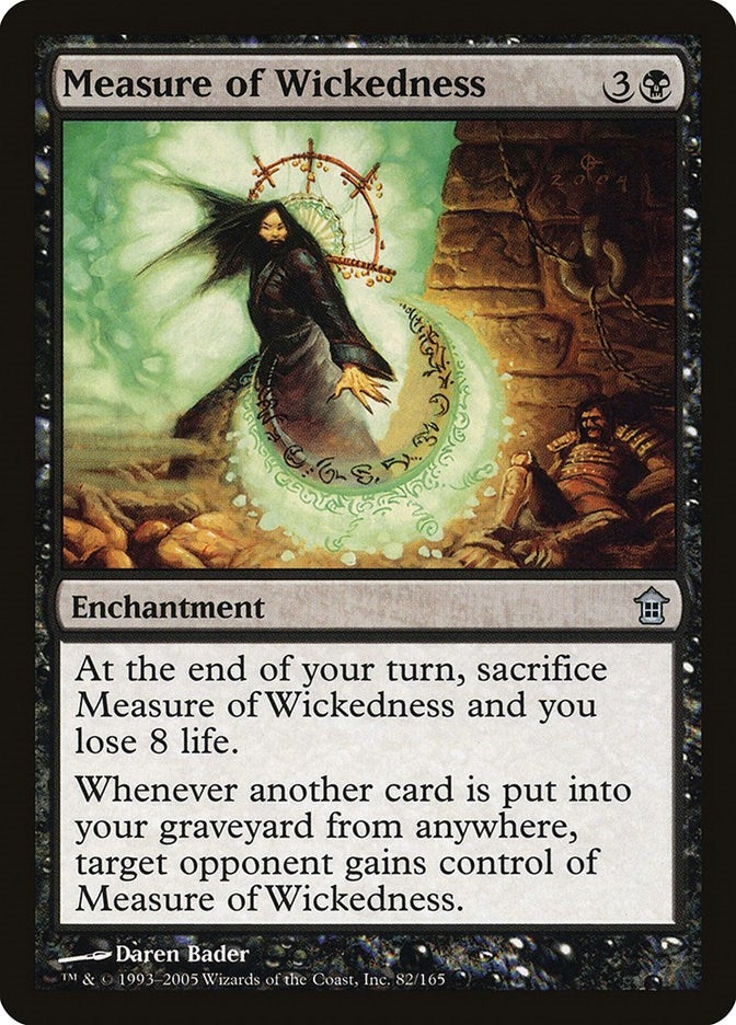 Image for Measure of Wickedness (82) [Saviors of Kamigawa] - Magic: The Gathering