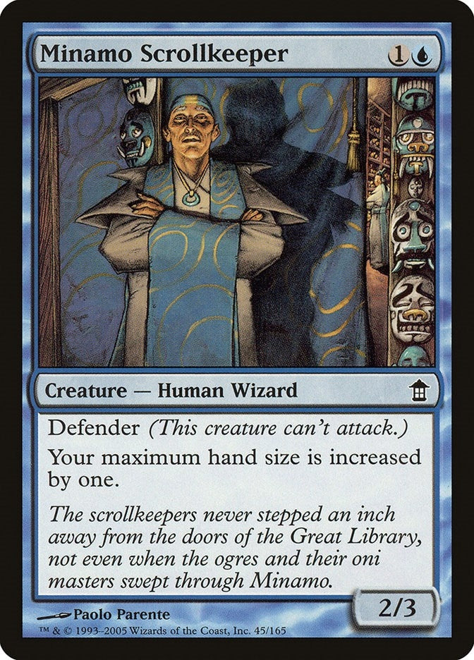 Image for Minamo Scrollkeeper (45) [Saviors of Kamigawa] - Magic: The Gathering