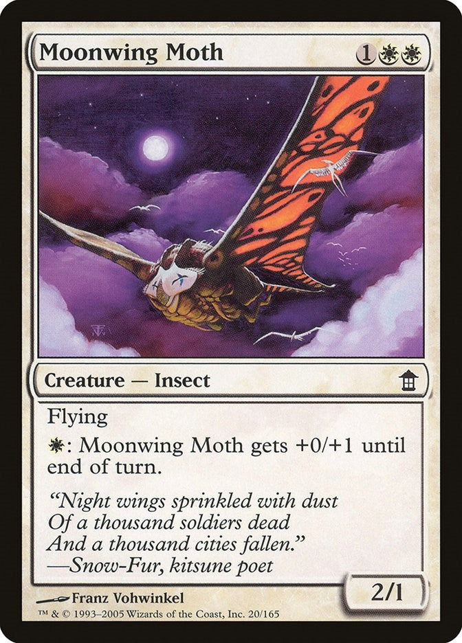 Image for Moonwing Moth (20) [Saviors of Kamigawa] - Magic: The Gathering