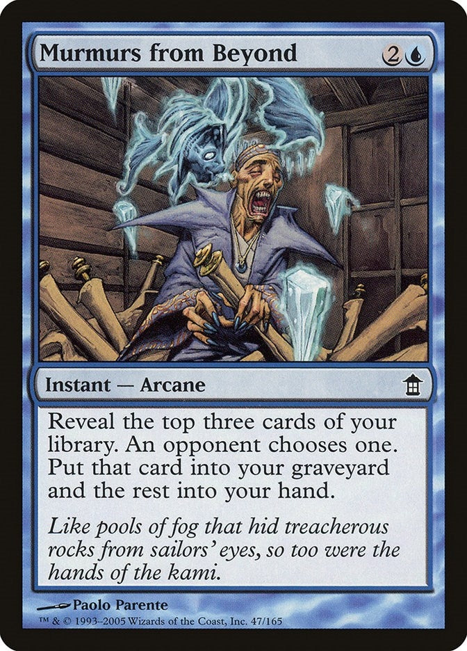 Image for Murmurs from Beyond (47) [Saviors of Kamigawa] - Magic: The Gathering