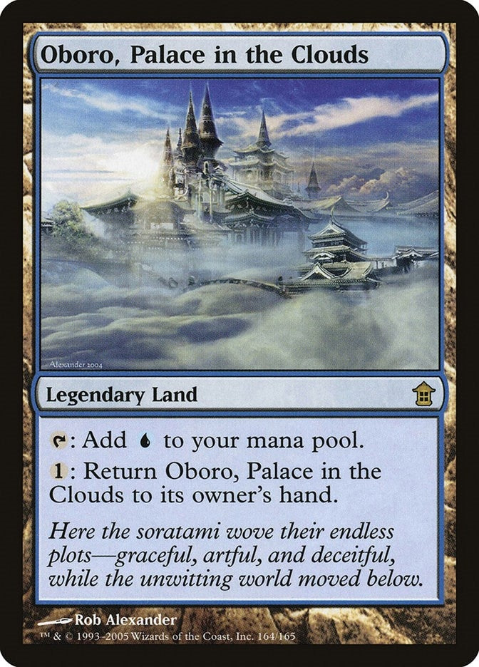 Image for Oboro, Palace in the Clouds (164) [Saviors of Kamigawa] - Magic: The Gathering
