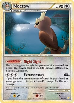 Image for Noctowl - 8/123 (HeartGold & SoulSilver) (008/123) [Deck Exclusives] - Pokemon