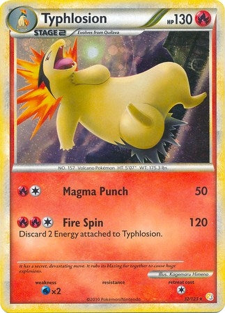 Image for Typhlosion - 32/123 (Cosmos Holo) (032/123) [Deck Exclusives] - Pokemon