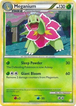 Image for Meganium - 26/123 (Cosmos Holo) (026/123) [Deck Exclusives] - Pokemon