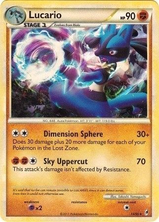 Image for Lucario - 14/95 (Cracked Ice Holo) (014/095) [Deck Exclusives] - Pokemon