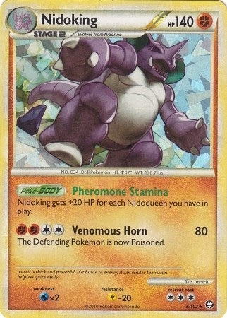 Image for Nidoking - 6/102 (Cracked Ice Holo) (006/102) [Deck Exclusives] - Pokemon