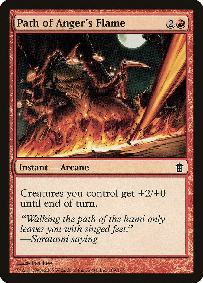 Image for Path of Anger's Flame (109) [Saviors of Kamigawa] - Magic: The Gathering