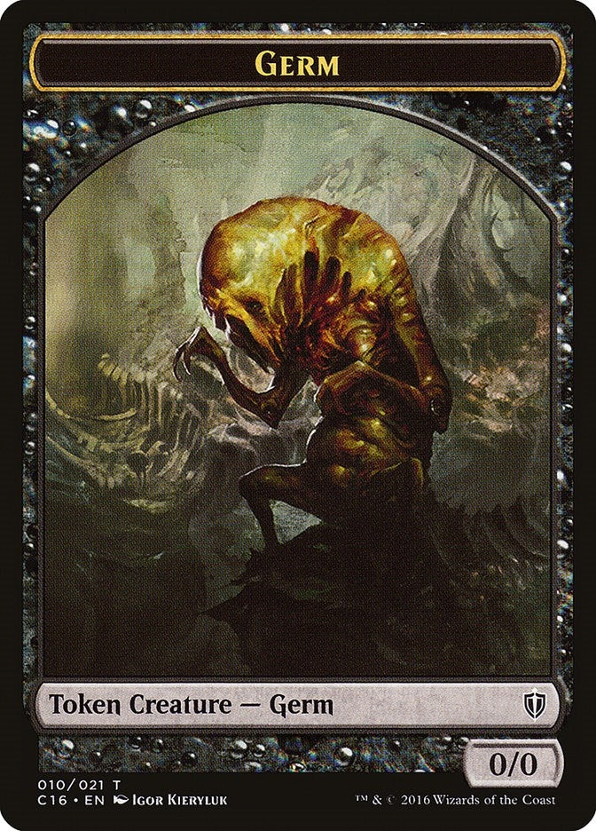 Image for Germ // Spirit (006) Double-Sided Token (10 // 6) [Commander 2016] - Magic: The Gathering