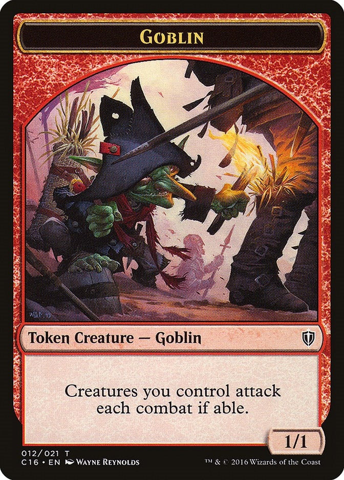 Image for Goblin // Zombie Double-Sided Token (12 // 11) [Commander 2016] - Magic: The Gathering