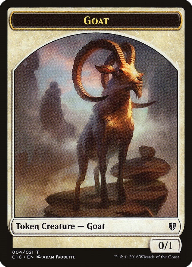 Image for Goat // Thopter Double-Sided Token (4 // 9) [Commander 2016] - Magic: The Gathering