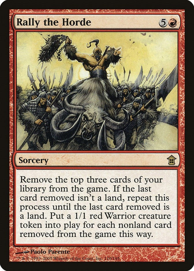 Image for Rally the Horde (110) [Saviors of Kamigawa] - Magic: The Gathering