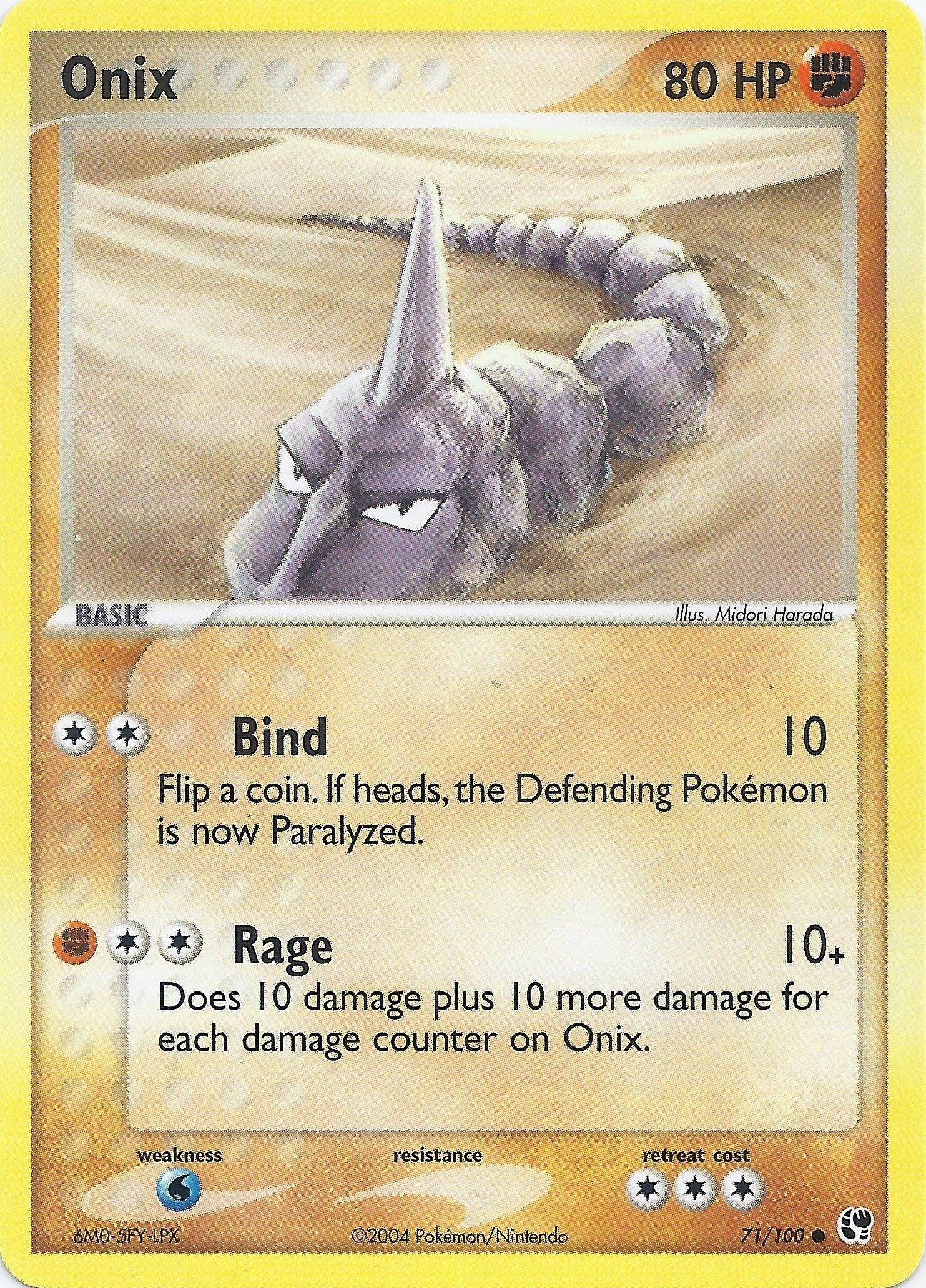 Image for Onix (71) [EX Battle Stadium] - Pokemon