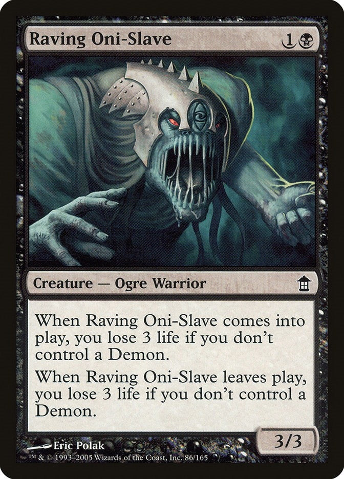 Image for Raving Oni-Slave (86) [Saviors of Kamigawa] - Magic: The Gathering