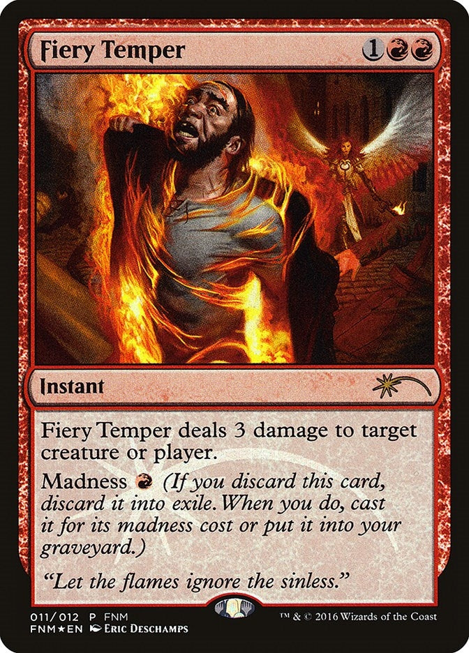 Image for Fiery Temper (11) [FNM Promos] - Magic: The Gathering