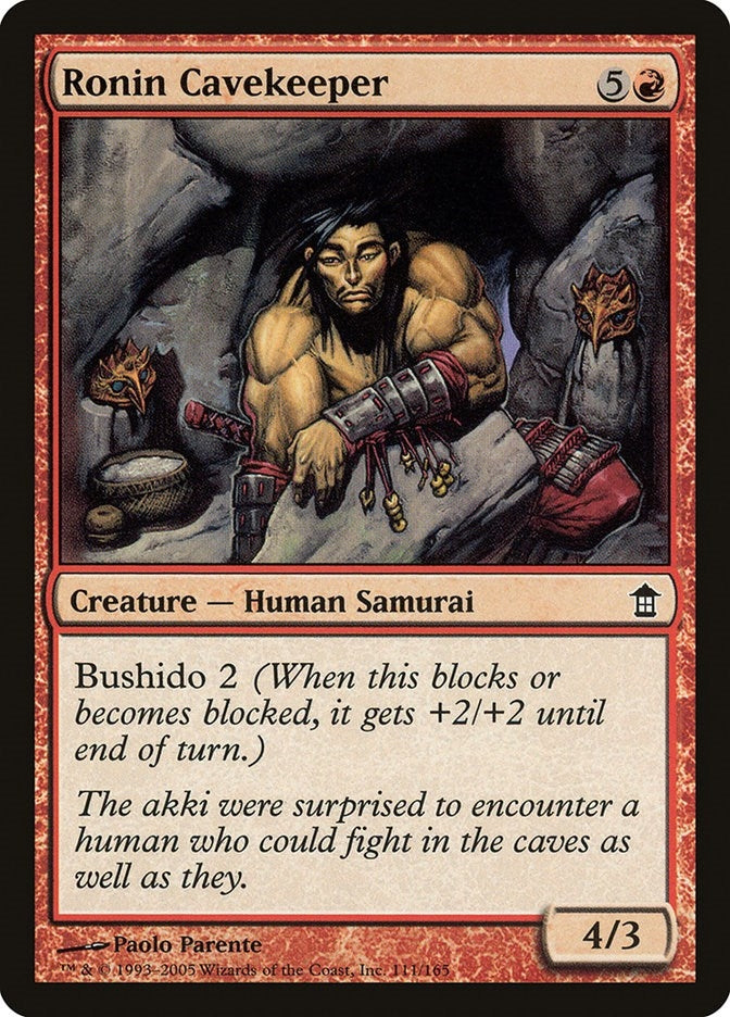 Image for Ronin Cavekeeper (111) [Saviors of Kamigawa] - Magic: The Gathering