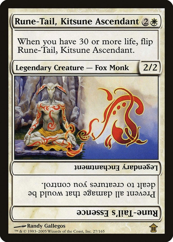 Image for Rune-Tail, Kitsune Ascendant (27) [Saviors of Kamigawa] - Magic: The Gathering