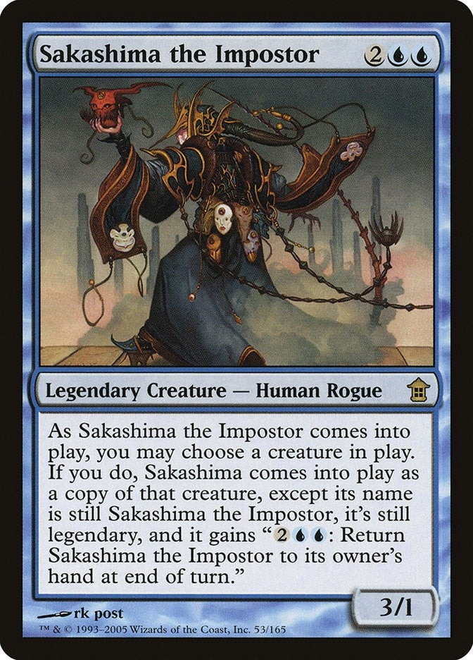 Image for Sakashima the Impostor (53) [Saviors of Kamigawa] - Magic: The Gathering