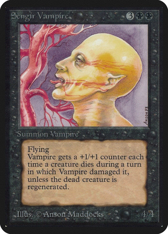Image for Sengir Vampire [Alpha Edition] - Magic: The Gathering