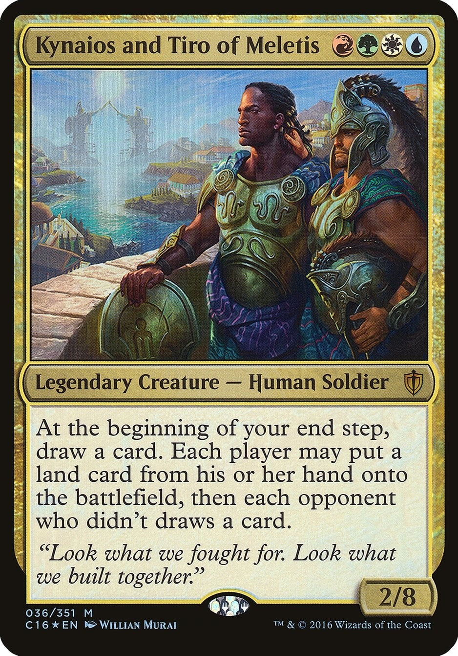 Image for Kynaios and Tiro of Meletis (Commander 2016) (36) [Oversize Cards] - Magic: The Gathering