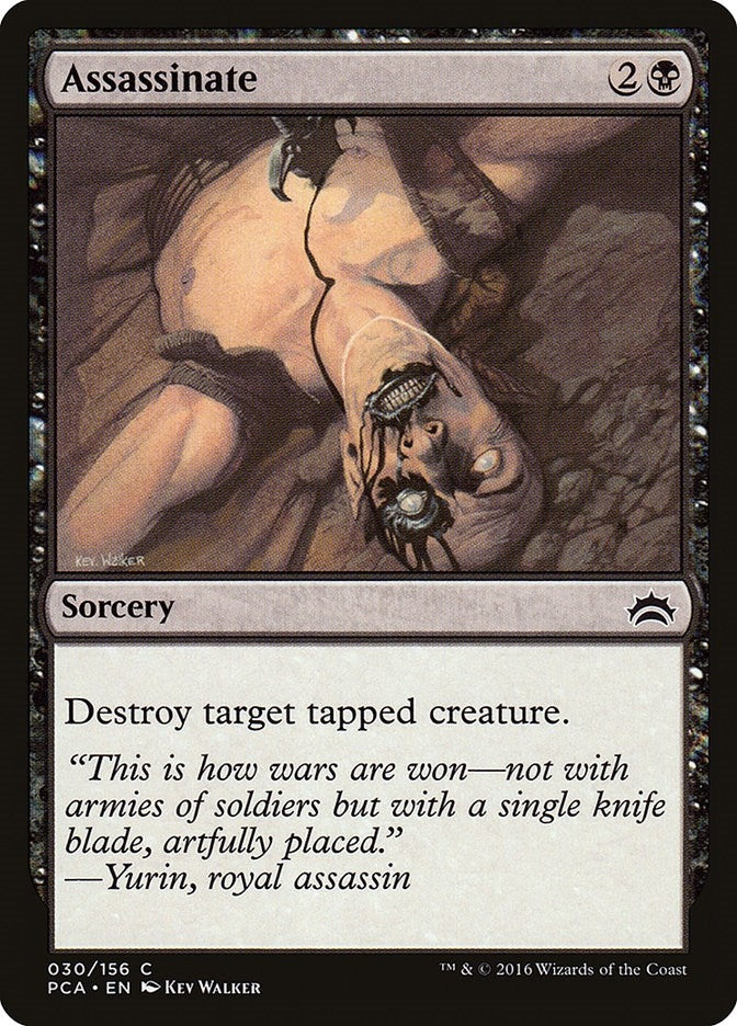 Image for Assassinate (30) [Planechase Anthology] - Magic: The Gathering