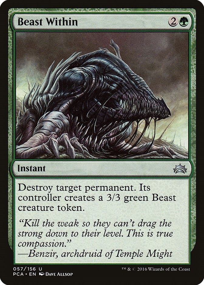 Image for Beast Within (57) [Planechase Anthology] - Magic: The Gathering