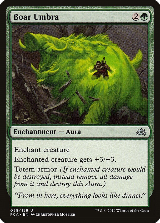 Image for Boar Umbra (58) [Planechase Anthology] - Magic: The Gathering